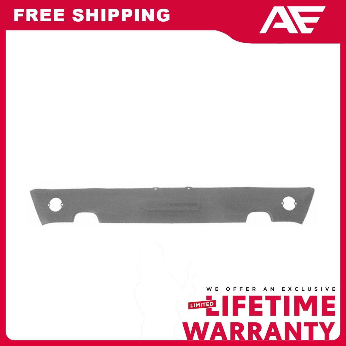 Valance Panel Rear Lower For 1967-1968 Ford GT40 Mustang