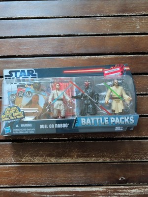 2012 Hasbro Star Wars: Movie Heroes ''Duel on Naboo'' Battle Pack