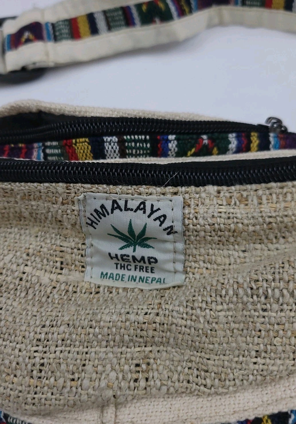 Himalayan Hemp Multicolor Boho Pattern Fanny Pack… - image 2