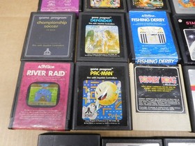Atari 2600 Game Lot of 42 AS-IS Untested MASH Commando Raid Star Fox Donkey Kong