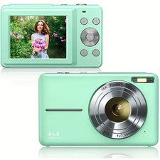 KONPCOIU HD Portable Digital Camera - Auto Focus, 2.4-inch IPS Screen, Best Gift