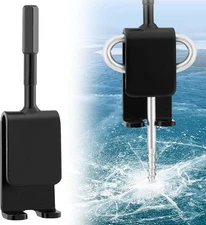 MADHOLLY Universal Ice Anchor Tool- Power Drill Adapter black 