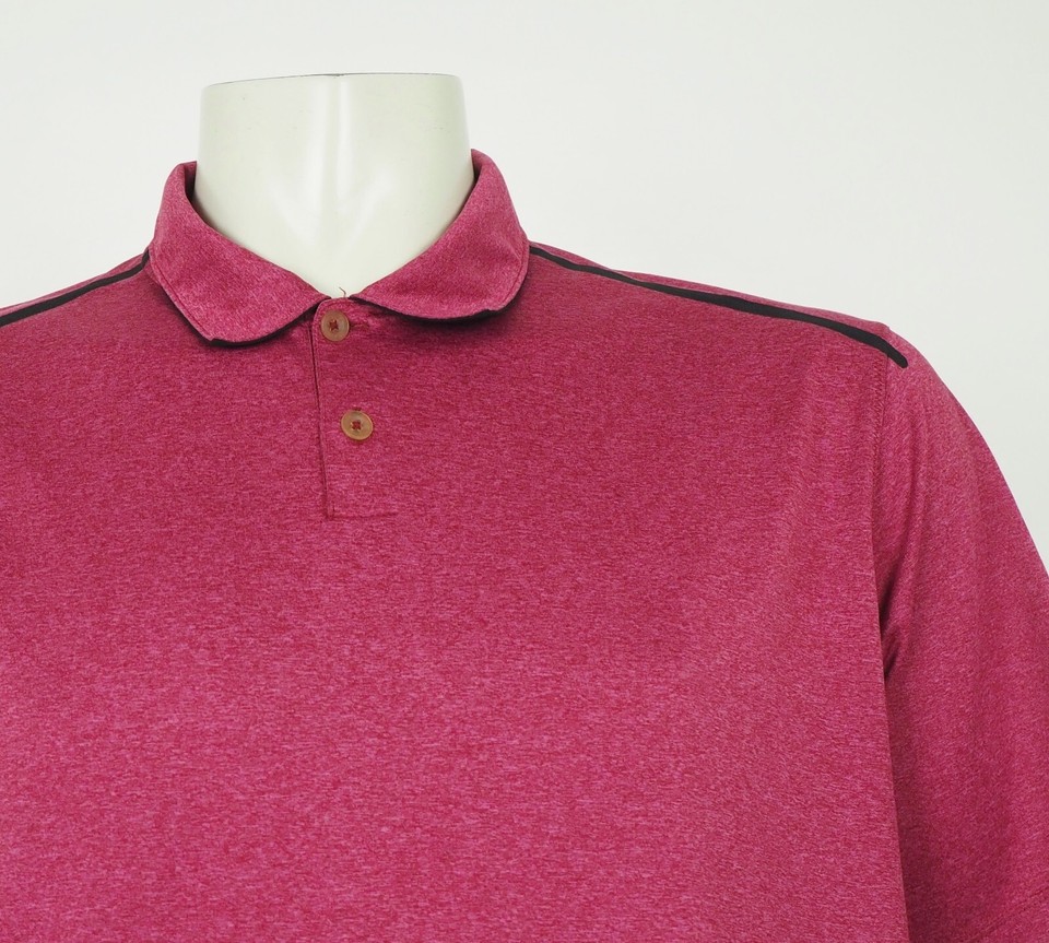 Nike Golf DriFit Pink Lightweight Casual Golf Polo Shirt Mens Sz XL eBay