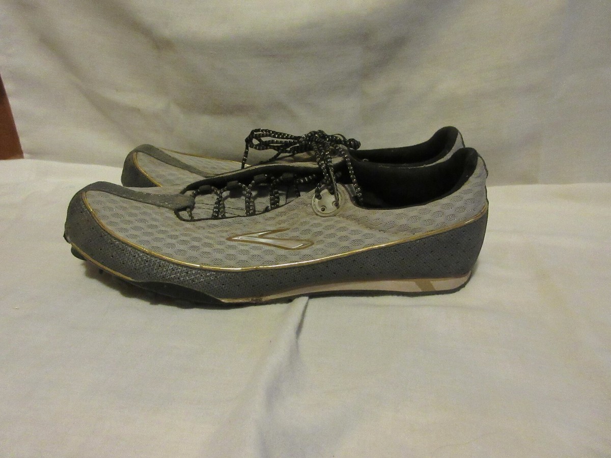 Brooks Track & Field 40019991 Spikes Nerve 2‎ Distance Men\'s 11 Great Condition Brooks Nerve Track and Field Spikes Yellow with White Mesh  main image 2