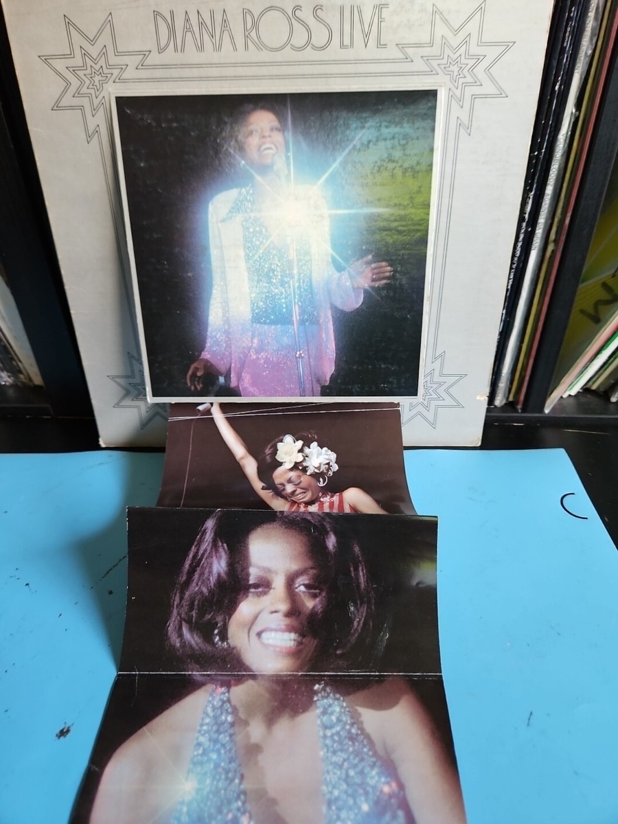 Diana Ross Live At Caesars Palace 1974 (G) Album LP Motown M6