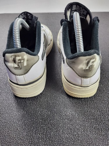 Nike Air Force 1 Low LV8 Sport White Black Trainers Size 38 - Picture 6 of 10