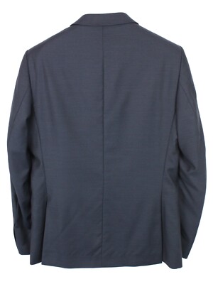 TED BAKER  Blazer Herren (UK) 40 Single Breasted Wool Blend Notch Lapel Blue