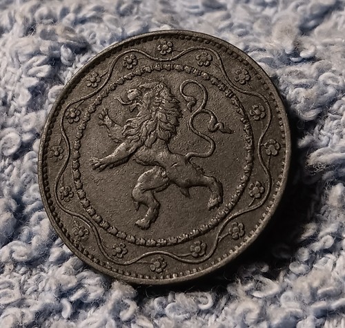 Scratched Belgium 1916 25 Cent Coin km82 - Picture 17 of 19