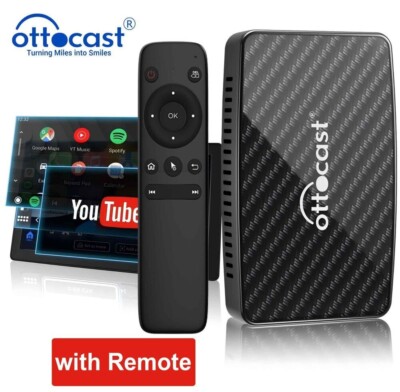 Ottocast Play2Video Pro YouTube Wireless Carplay Android Auto 5 APP & Remote