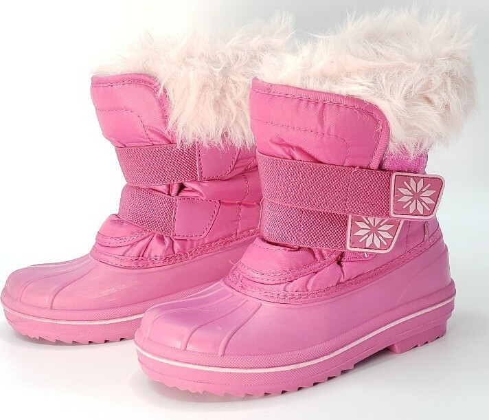 Circo Girls Hot Pink Winter Snow Boots Size 1 Toddler-image