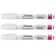 SHARPIE Fine Point Paint Marker [Set of 3] Color White