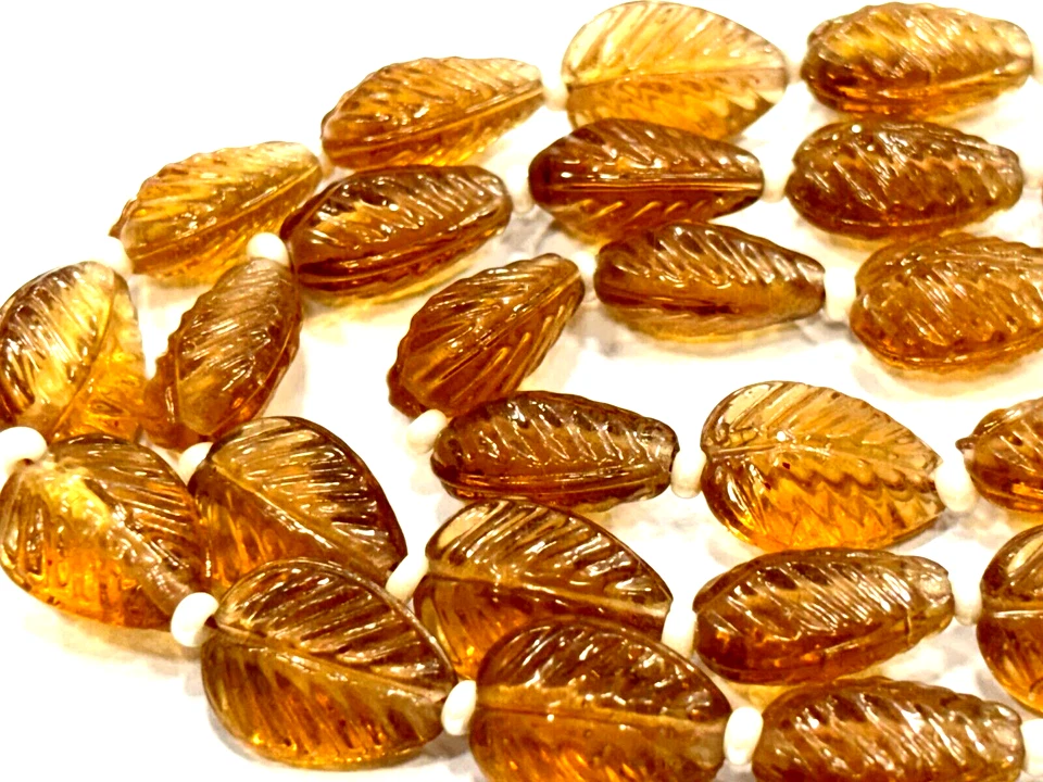 Espesartita Zafiro Pera Tallado 10X14-11X15 MM Cuentas 18" pulgadas 1 Collar 3 Capas Foto 3 de 4