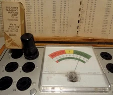 Vintage WWII Army Navy RCA JAN CRC-6SJ7-VT-116 Vacuum Tube, FC1  Tested, Strong