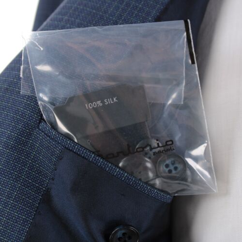 Sartorio Kiton NWT 100% Wool Sport Coat Size 54R (44R US) In Blue w/ Green Check - Picture 11 of 14