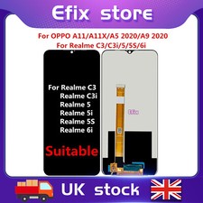 For Oppo A11x / A5 / A9 / A31 2020 LCD Screen display Touch Digitizer Black -UK