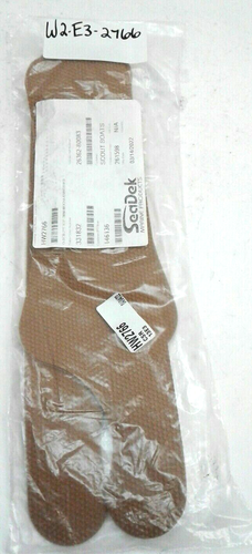 SeaDek 26362-80083 HW2766 Mocha 3mm Embossed Self Adhesive Non-Slip Pads 2 pcs - Foto 1 di 4