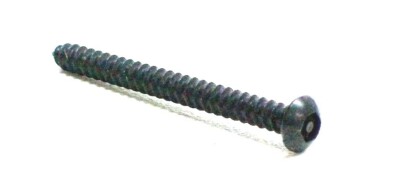 LOT OF 100 NEW #6 x 1-1/2'' Black Screw Button Head Security Hex TAMPER PROOF NC