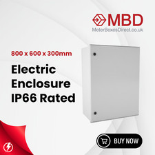 Electric Cabinet / Enclosure IP66 Rated (800 x 600 x 300mm)