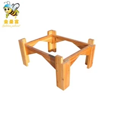 Wooden Beehive Stand Bee Keeping Hive Leg Bee Box Bracket for Auto Beehive US
