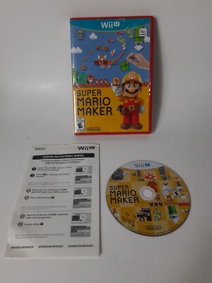 Super Mario Maker Nintendo Wii-U Tested Works