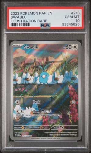 SWABLU 213/182 PAR EN PARADOX RIFT ILLUSTRATION RARE #213 SWABLU PSA 10