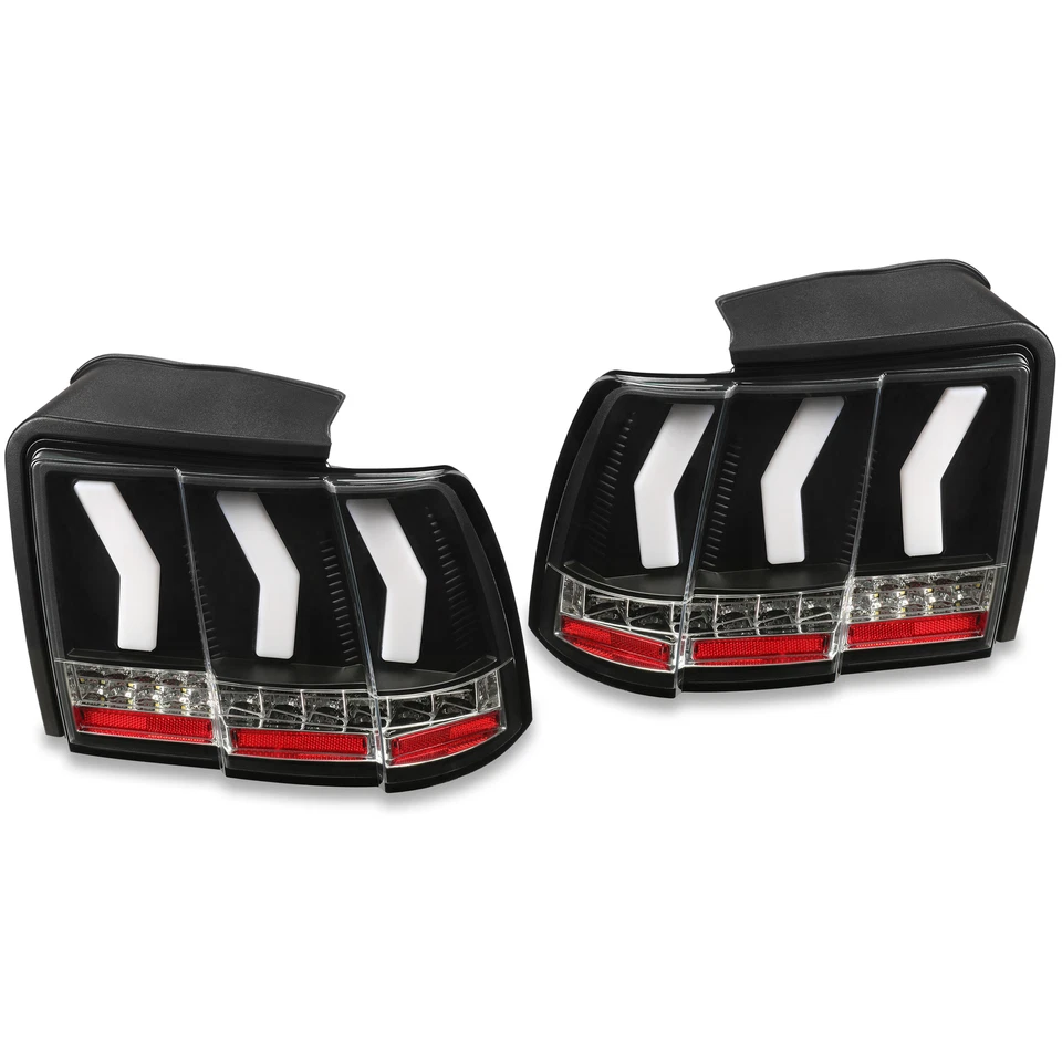 Luces traseras LED de señal secuencial para Ford Mustang 1999-2004 lámparas de freno 99-04 Foto 2 de 4