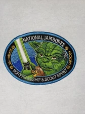 2005 Jamboree YODA JSP Blue Border - Marin Council - Star Wars Patch