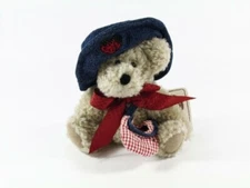 Boyds Bear Plush Stuffed Animal 7" Alice B. Patchberry Hat Ribbon