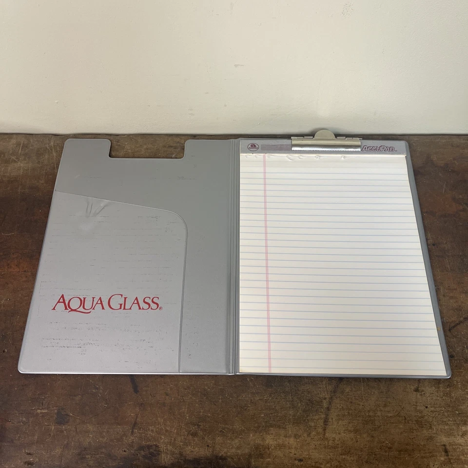 Wallace Hardware Co. Folder Clipboard Portfolio Gray Vintage Morristown, TN - Image 2 of 4