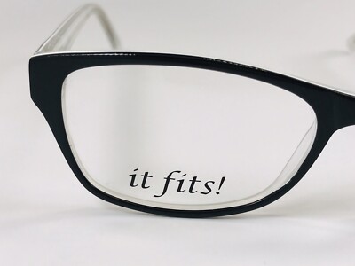 New Chic Black & White CINDY Eyeglasses 57mm w/Case For The  display picture 3