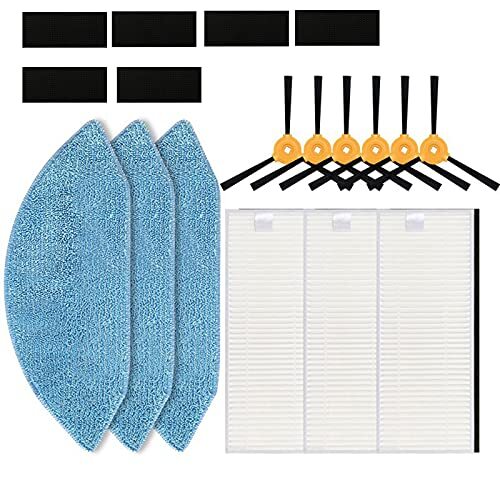 GYing Filtro HEPA Spazzola Laterale Mop Panno Set per Ecovacs Deebot U2 (L1v)