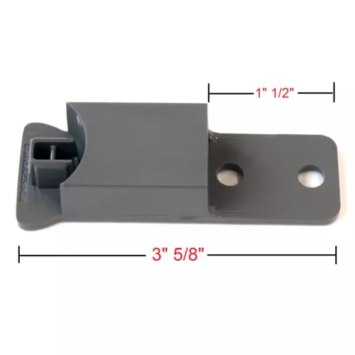 Handle End Cap Compatible with Whirlpool Refrigerator WRT108FZDB02, WRT108FZDM00 - Picture 2 of 4