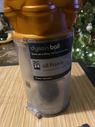 Dyson DC24 Vacuum Replacement Orange Cyclone Canister Assembly w/ Dust Bin Brush - Picture 4 of 7