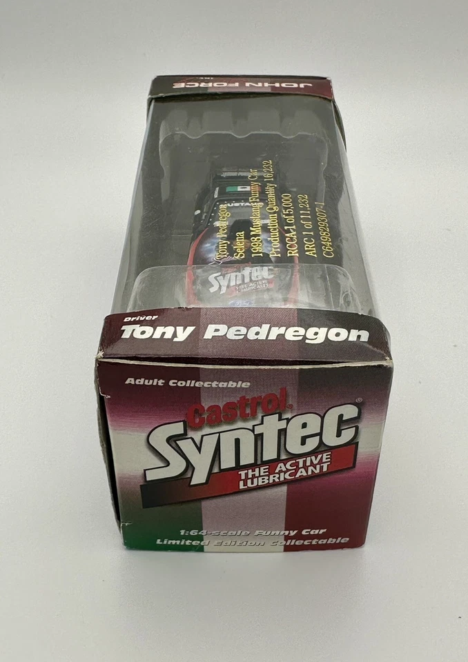 1998 罕见 限量 1/64 托尼·佩德里贡 - SELENA CASTROL SYNTEC MUSTANG 有趣的汽车 — 第 4/4 张图片