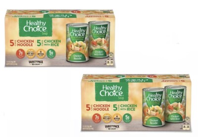 **2 Box ***Healthy Choice Soup Variety Pack (15 oz., 10 ct. Each )~ Total 20 ct.