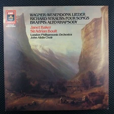 Wagner: Wesendonk Lieder, Strauss: Four Songs, Brahms: Alto Rhapsody (AE-34454)