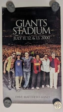Dave Matthews Band DMB Giants Stadium July 11 12 13 2000 Promo Poster 13 x 21