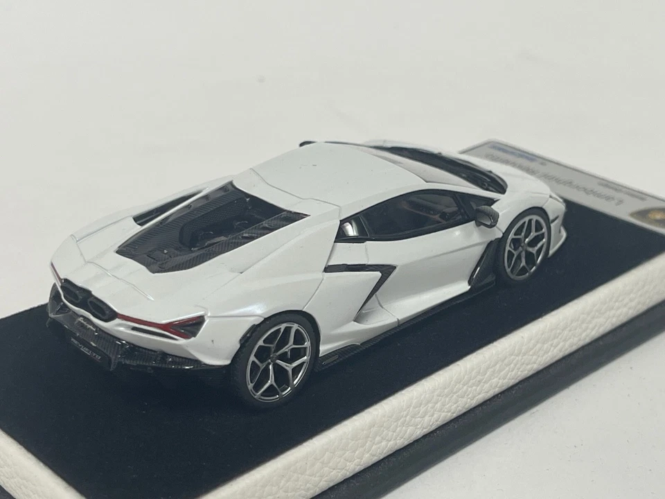 1/43 Looksmart Lamborghini Revuelto En Blanco Siderale Base Cuero Mate LS543C Foto 3 de 4