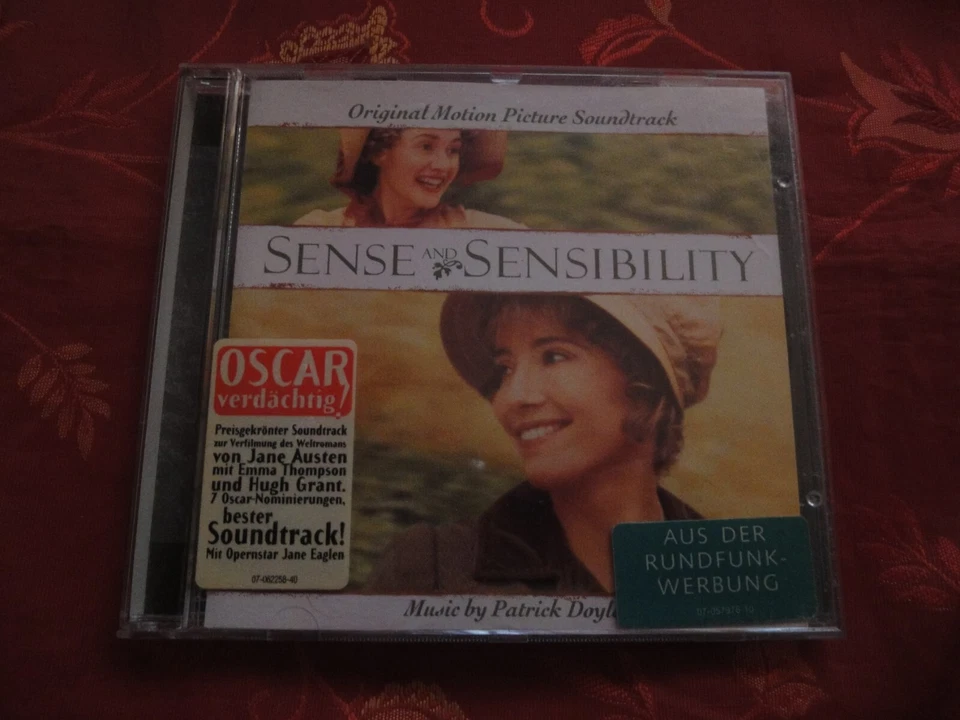 ALAN RICKMAN Sense And Sensibility PATRICK DOYLE Soundtrack CD + Buch !! - Bild 3 von 4