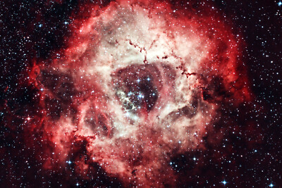 Rosette Nebula NGC 2244 Caldwell 49 Space Photo Poster Art Print