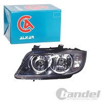 Alkar H7/H7 Scheinwerfer Ohne Elektromotor Schwarz Rechts Passend FüR BMW 3 | 27