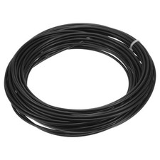 Wicker Repair Kit Round Synthetic Rattan Material Plastic Wicker Woven Black