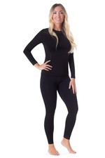 Thermal Underwear Women Long Johns Womens Thermals Top Bottom Set Fleece Line...