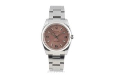 Rolex Air King acier / or blanc automatique montre pour hommes 114234