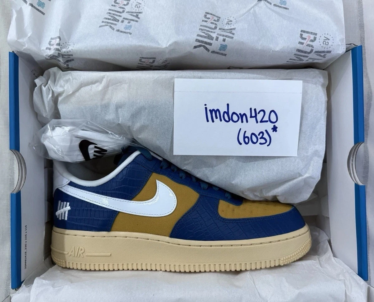 Las mejores ofertas en Nike Undefeated x Air Force 1 SP Low Dunk