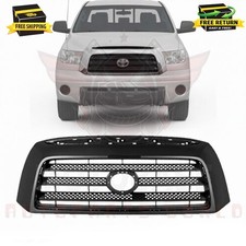 New Front Grille Black Insert With Black Frame For 2007-2009 Toyota Tundra