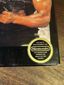 Rambo Complete in Box CIB (Nintendo, NES 1988) Great Shape w/Poster & Inserts!🔥