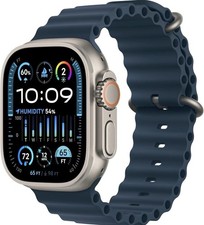 Apple Watch Ultra 2 49mm Titanium Case Blue Ocean GPS Cell One Size RE NEWED