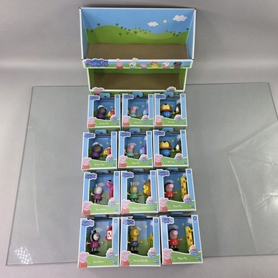 Peppa Pig Adventures 12 Figures FULL SET CASE DISPLAY Peppa's Club NEW