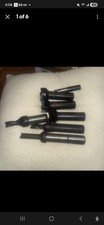 Lot Of 7 Indexable End mills Iscar And Walter Is Waukesha